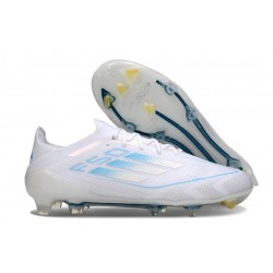 Botas Adidas F50 Elite FG Blanco Azul