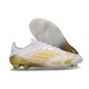 Botas Adidas F50 Elite FG Blanco Met Dorado