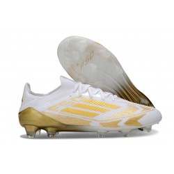 Botas Adidas F50 Elite FG Blanco Met Dorado