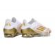 Botas Adidas F50 Elite FG Blanco Met Dorado