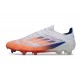 Botas Adidas F50 Elite FG Blanco Rojo Solar Azul Lúcido