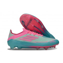 Botas Adidas F50 Elite FG Flash Agua Rosa Lúcido Lucid Cyan