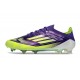 Botas Adidas F50 Elite FG Morado Rush Ftwr Blanco Limón Lúcido