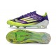 Botas Adidas F50 Elite FG Morado Rush Ftwr Blanco Limón Lúcido