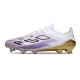 Botas Adidas F50 Elite FG Blanco Violeta Negro