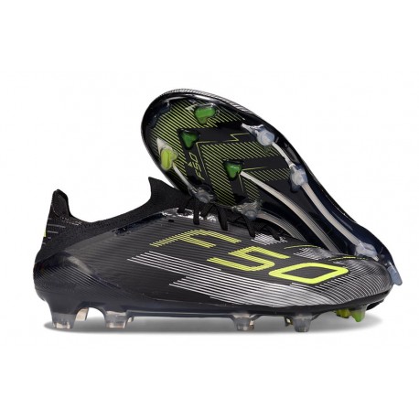 Botas Adidas F50 Elite FG Negro Amarillo