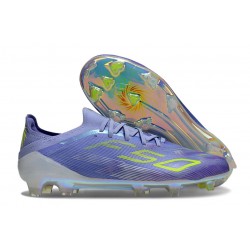 Botas Adidas F50 Elite FG Violeta Tone Limón Lúcido Morado Rush