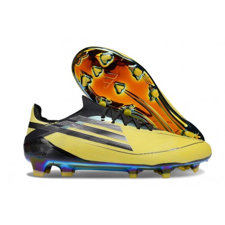 Botas Adidas F50 Elite FG Amarillo Negro