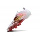 Botas Adidas F50 Elite FG Blanco Rojo Dorado