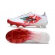 Botas Adidas F50 Elite FG Blanco Rojo Verde