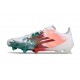 Botas Adidas F50 Elite FG Blanco Verde Rojo