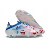 Botas Adidas F50 Elite FG Blanco Rosa Azul