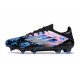 Botas Adidas F50 Elite FG Negro Rosa Azul
