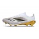 Bota de Futbol Adidas F50+ FG Blanco Negro Met Dorado