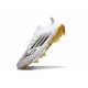 Bota de Futbol Adidas F50+ FG Blanco Negro Met Dorado