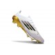 Bota de Futbol Adidas F50+ FG Blanco Negro Met Dorado