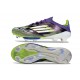 Bota de Futbol Adidas F50+ FG Morado Rush Ftwr Limón Lúcido