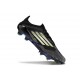Bota de Futbol Adidas F50+ FG Negro Hierro Met. Limón Lúcido