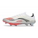 Bota de Futbol Adidas F50+ FG X MESSI Ftwr Blanco Rojo Lúcido Plateado Met.