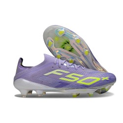 Bota de Futbol Adidas F50+ FG Violeta Amarillo