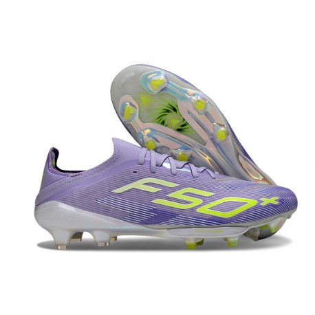 Bota de Futbol Adidas F50+ FG Violeta Amarillo