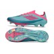 Bota de Futbol Adidas F50+ FG Flash Agua Rosa Lúcido Lucid Cyan