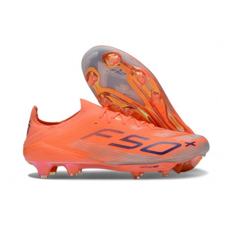 Bota de Futbol Adidas F50+ FG Naranja Negro