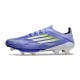 Bota de Futbol Adidas F50+ FG Violeta Tone Limón Lúcido Morado Rush