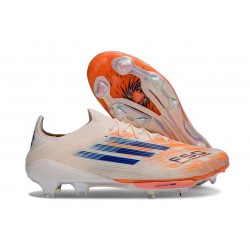 Bota de Futbol Adidas F50+ FG Naranja Azul