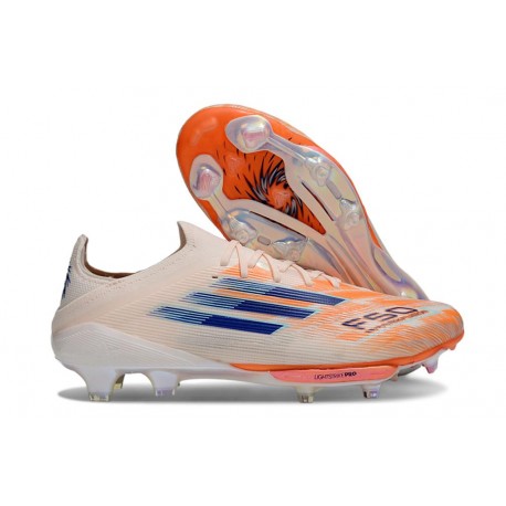 Bota de Futbol Adidas F50+ FG Naranja Azul