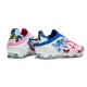Bota de Futbol Adidas F50 Elite LL FG Blanco Rosa Azul
