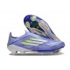 Zapatillas Adidas F50+ Laceless FG Violeta Tone Limón Lúcido Morado Rush