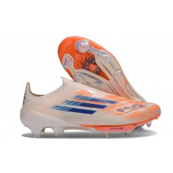 Zapatillas Adidas F50+ Laceless FG Naranja Azul