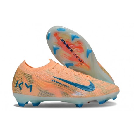 Nike Air Zoom Mercurial Vapor 16 Elite FG Mbappe Naranja Azul