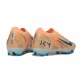Nike Air Zoom Mercurial Vapor 16 Elite FG Mbappe Naranja Azul