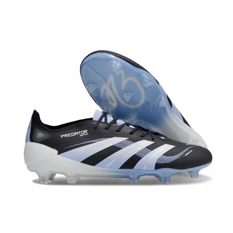Bota de Futbol adidas Predator Elite FG Negro Blanco Azul