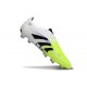 Bota de Futbol adidas Predator Elite FG Ftwr Blanco Negro Limón Lúcido