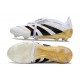 Botas adidas Predator 25 Elite Tongue FG Ftwr Blanco Dorado Met