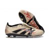 Botas adidas Predator 25 Elite Tongue FG Platino Met Negro Rojo