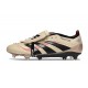 Botas adidas Predator 25 Elite Tongue FG Platino Met Negro Rojo