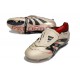 Botas adidas Predator 25 Elite Tongue FG Platino Met Negro Rojo