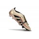 Botas adidas Predator 25 Elite Tongue FG Platino Met Negro Rojo