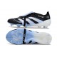 Botas adidas Predator 25 Elite Tongue FG Negro Blanco Azul