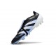 Botas adidas Predator 25 Elite Tongue FG Negro Blanco Azul