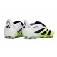 Bota adidas Predator 25 Elite Tongue FG Ftwr Blanco Negro Limón Lúcido