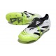 Bota adidas Predator 25 Elite Tongue FG Ftwr Blanco Negro Limón Lúcido