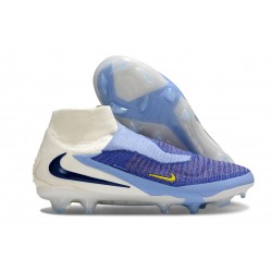 Bota Nike Phantom 6 Df Elite Fg Racer Azul Blanco Oscuro Obsidiana