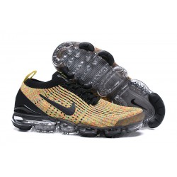 Nike Zapatillas Air VaporMax Flyknit 2019 Amarillo Negro