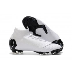 Nike Mercurial Superfly 6 Dynamic Fit FG - Blanco Negro