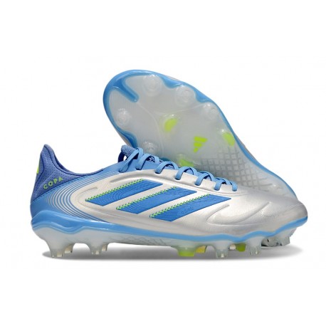 Botas de Futbol adidas Copa Pure 3 FG Halo Azul Azul Fusion Limón Lúcido